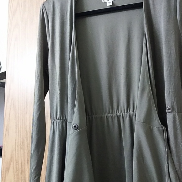 Olive shimmer wrap cardi - Picture 2 of 8